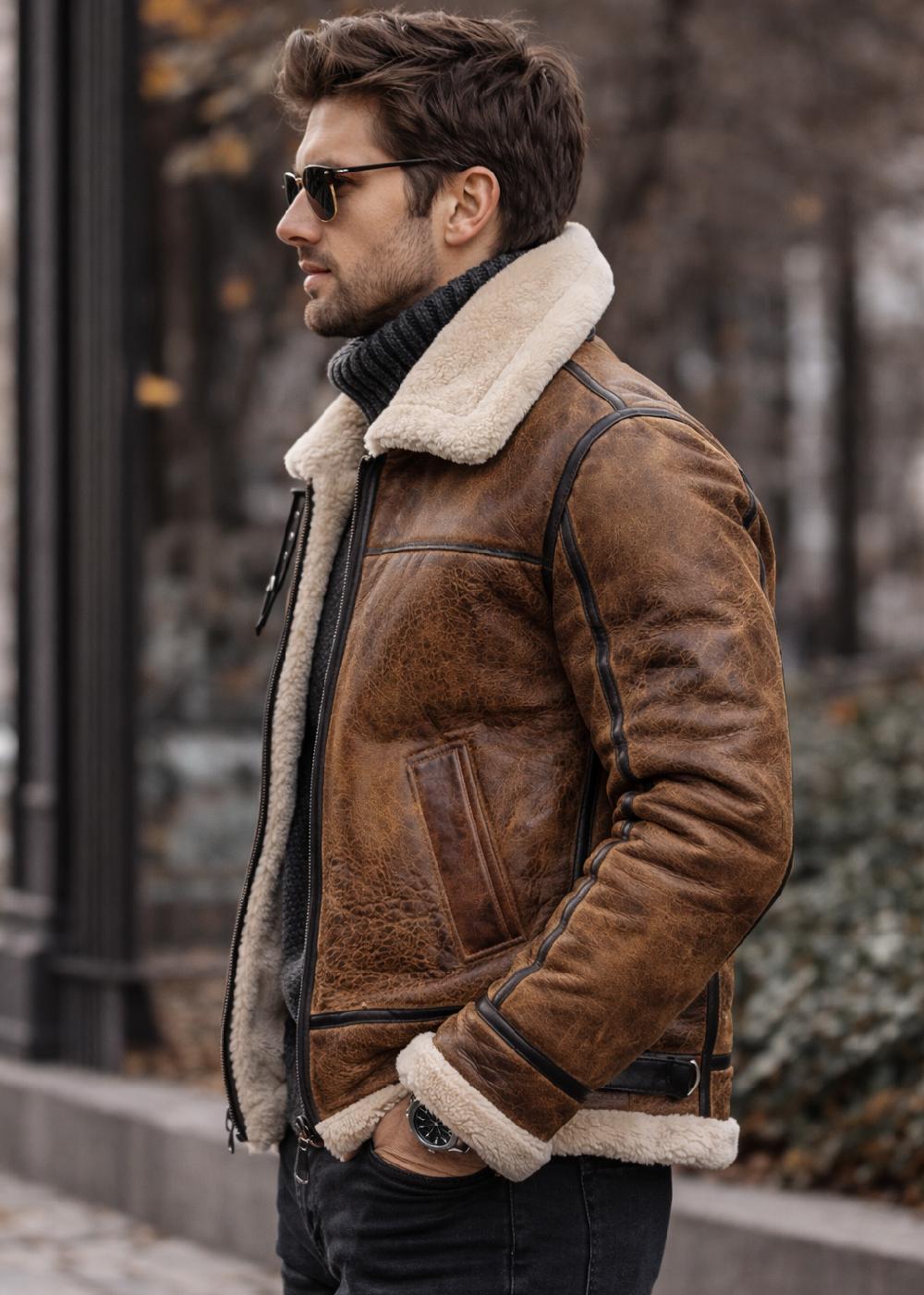 Shearling Aviator Jacket