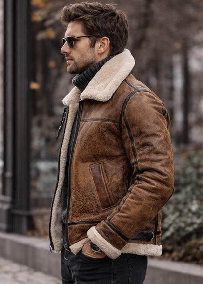 Shearling Aviator Jacket
