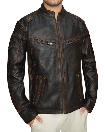 Leather Moto Jacket