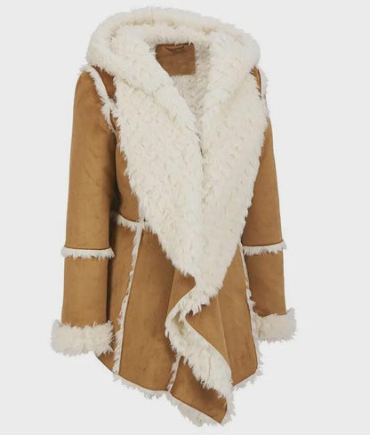 Faux Fur Shearling Winter Coat