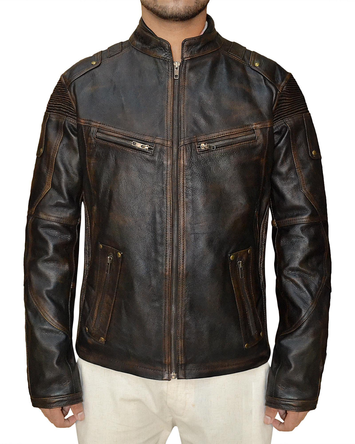 Leather Moto Jacket