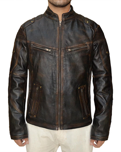 Leather Moto Jacket