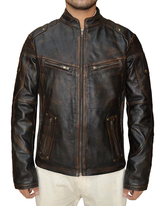 Leather Moto Jacket