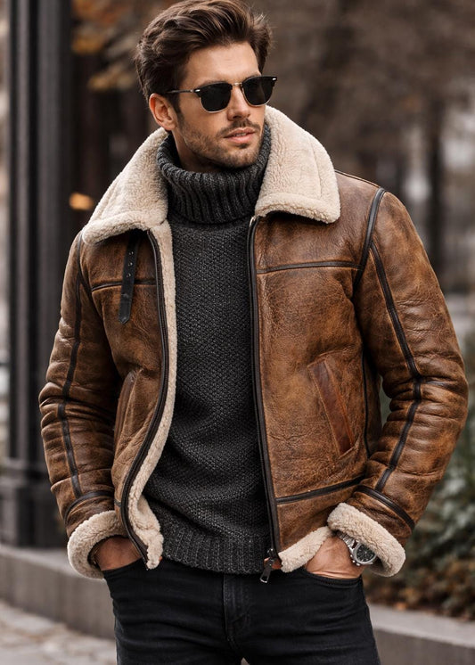Shearling Aviator Jacket